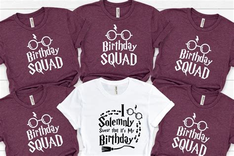 The Magic of Harry Potter Birthday Shirts