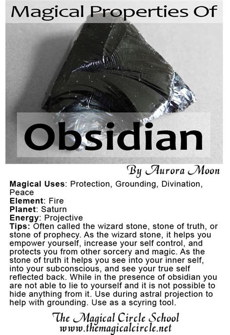 The Magic of Obsidian: A Gift from Nature