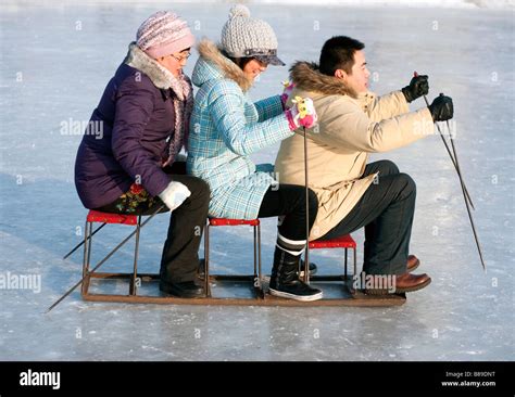 The Magic of Sledding on Ice