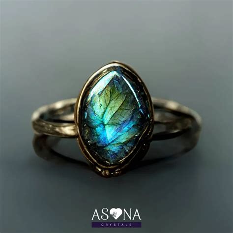 The Magical Spectrum of Labradorite Rings