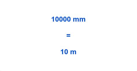 The Magnitude of 10000 Millimeters