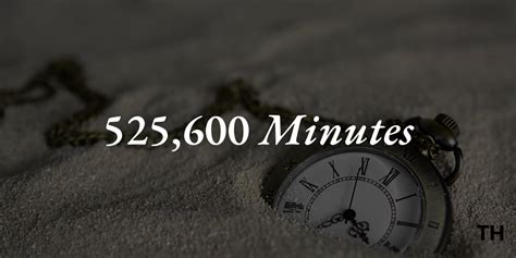 The Magnitude of 525600 Minutes