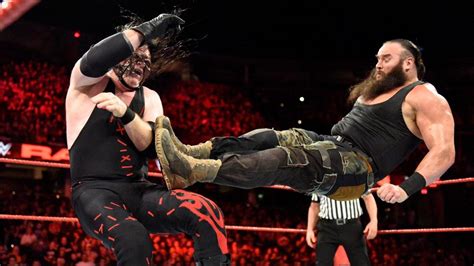 The Main Event: Braun Strowman vs. Kane and The Miz