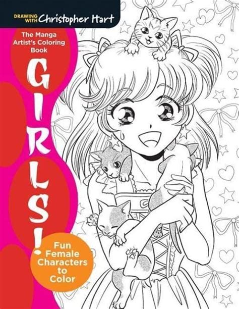The Manga Artist s Coloring Book Girls Fun Female Characters to Color Epub