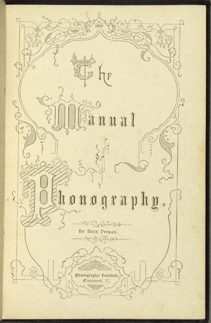 The Manual of Phonography... Epub