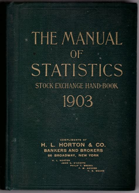 The Manual of Statistics PDF