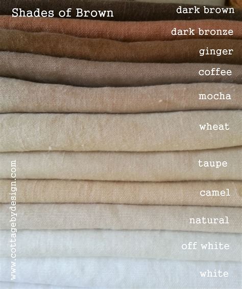 The Many Shades of Linen