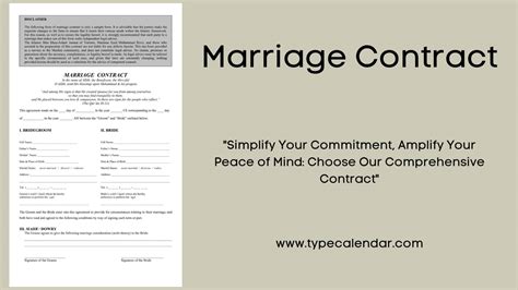 The Marriage Contract PDF