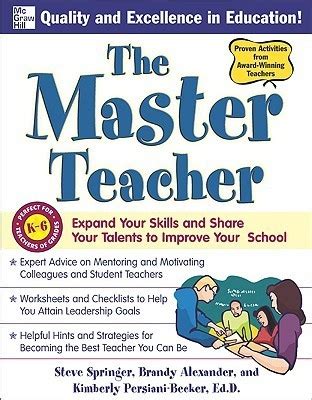 The Master Teacher Expand Your Skills and Share Your Talents to Improve Your School Epub