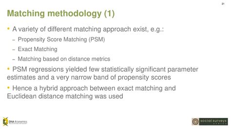 The Matching Methodology Doc