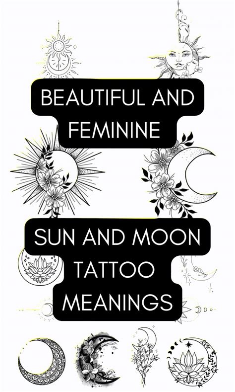 The Meaning and Symbolism of Sun and Moon Tattoos