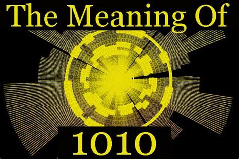 The Meaning of 1010 44 74