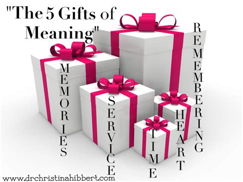 The Meaning of Gifts