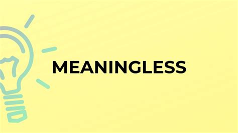 The Meaning of Meaninglessness Reader