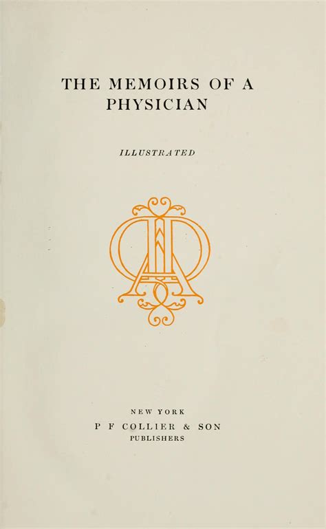 The Memoirs of a Physician PDF