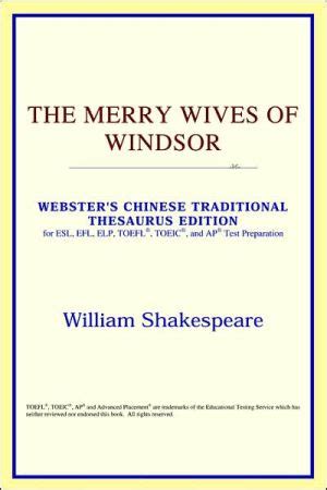 The Merry Wives of Windsor Webster s Chinese-Simplified Thesaurus Edition Chinese Edition PDF