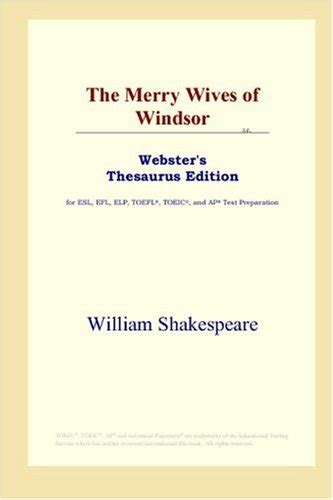 The Merry Wives of Windsor Webster s French Thesaurus Edition French Edition Doc