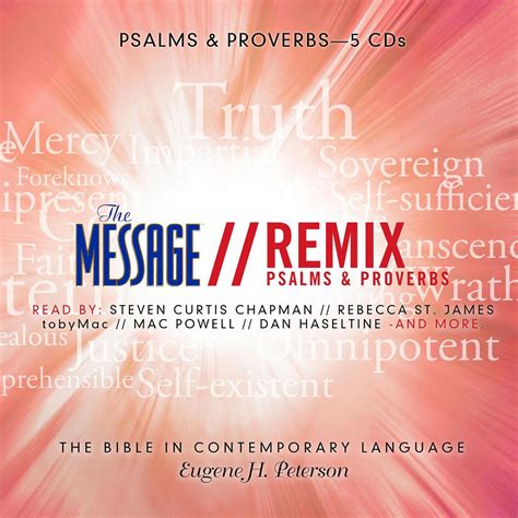 The Message Bible Remix Psalms and Proverbs Reader