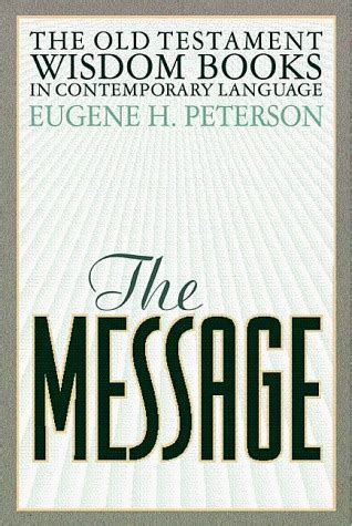 The Message Old Testament Wisdom Books Kindle Editon