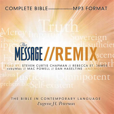 The Message REMIX Textured The Bible in Contemporary Language PDF
