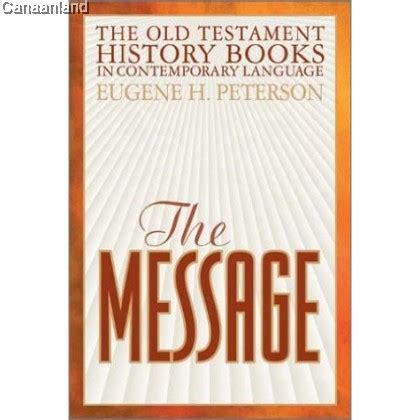 The Message The Old Testament History Books in Contemporary Language PDF
