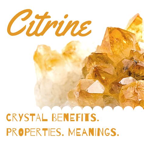 The Metaphysical Properties of Citrine Clusters