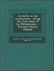 The Metaphysics of Aristotle Primary Source Edition PDF