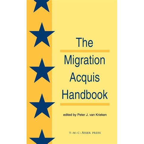 The Migration Acquis Handbook The Foundation for a Common European Migration Policy 1st Edition Reader