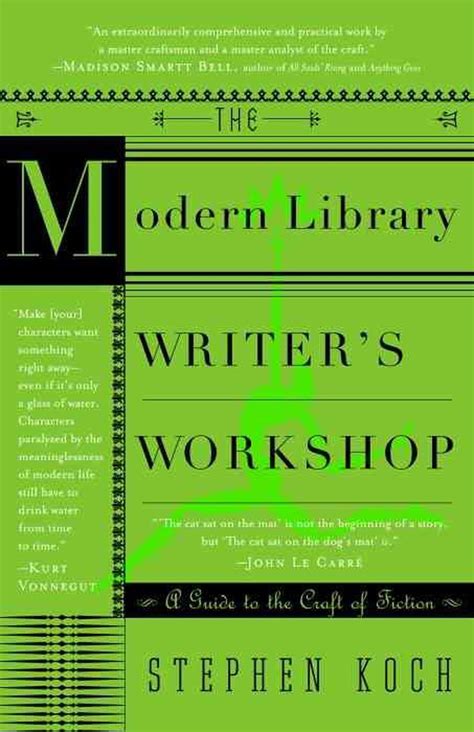The Modern Library Writer's Workshop A Guide to the Cra Epub