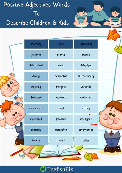 The Most Enchanting Adjectives to Embellish Your Descriptions of Cherished Children
