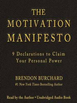 The Motivation Manifesto [Audio] Ebook Kindle Editon