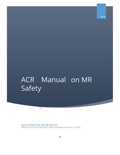 The Mri Manual PDF