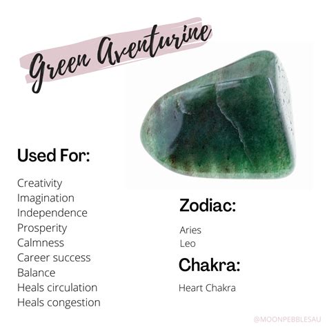 The Mystical Properties of Aventurine Green Crystal