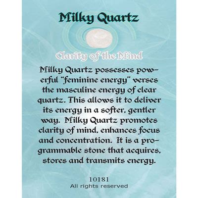 The Mystique of Milky Quartz