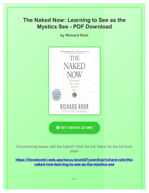 The Naked Now: Learning to See as the Mystics See PDF