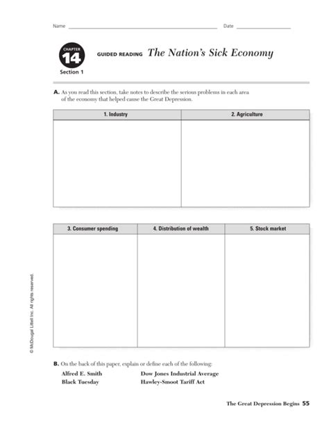 The Nation39s Sick Economy Guided Reading Answers Reader