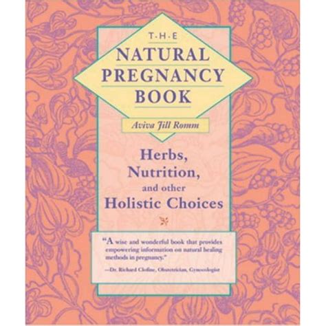 The Natural Pregnancy Book Herbs Nutrition and Other Holistic Choices Doc