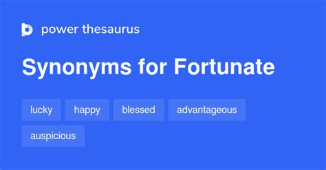 The Nature of the Fortunate Syn