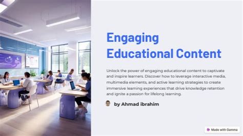 The Need for Engaging Educational Content is Growing