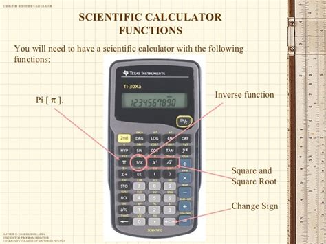 The Need for Scientific Calculators