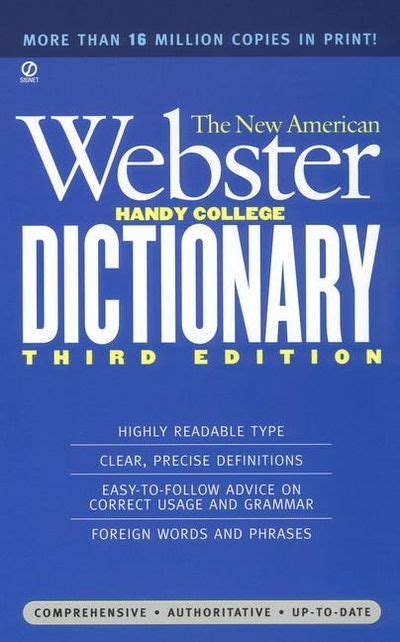 The New American Webster Handy College Dictionary Epub