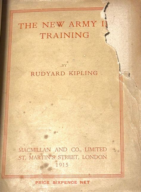 The New Army in Training By Rudyard Kipling Illustrated Kindle Editon