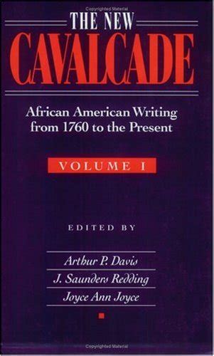 The New Cavalcade African American Writing from 1760 to the Present Doc