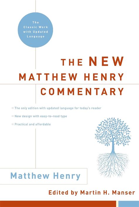 The New Matthew Henry Commentary The Classic Work with Updated Language PDF