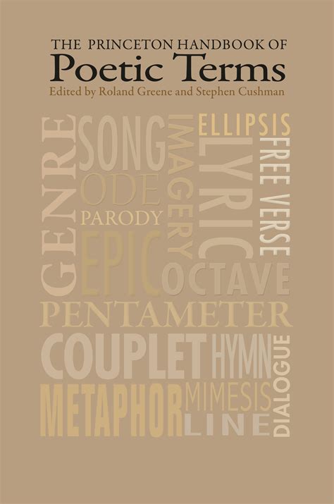 The New Princeton Handbook of Poetic Terms Reader