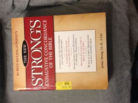 The New Strong s Exhaustive Concordance With Main Concordance Appendix Greek and Hebrew Dictionaries Portable Edition Doc