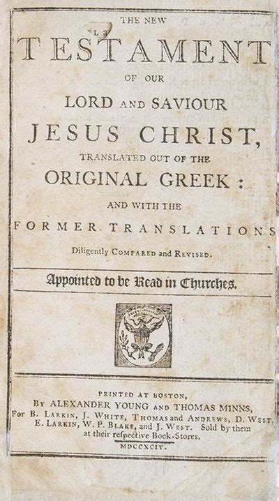 The New Testament of Our Lord and Saviour Jesus Christ Translated Out of the Original Greek Reader