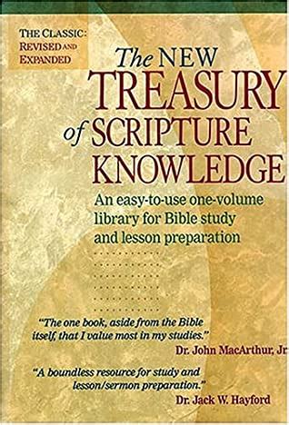The New Treasury Of Scripture Knowledge Ebook Doc