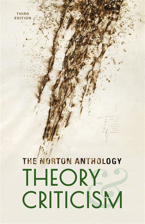 The Norton Anthology of Theory and Criticism Third Edition Reader