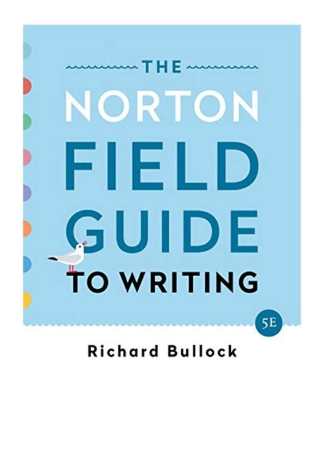 The Norton Field Guide to Writing WW Norton & Company pdf Epub